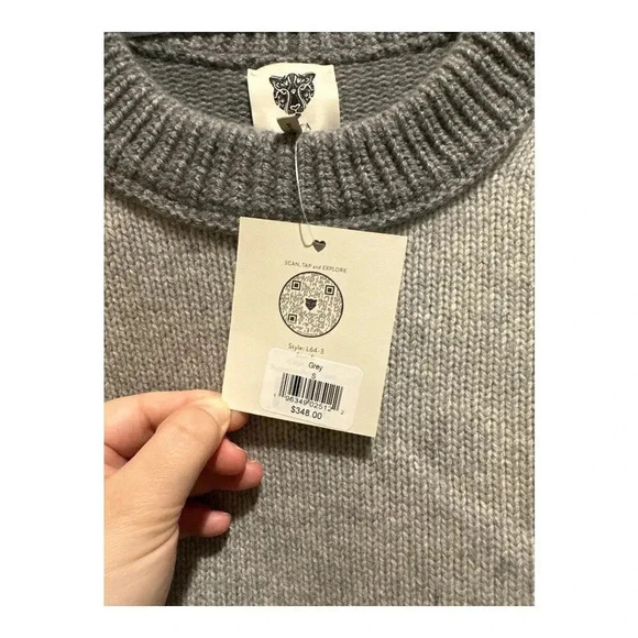 NWT Size S Lita By Ciara Janelle Recycled Cashmere Sweater - Picture 5 of 7